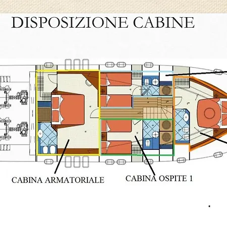Botel Yacht Joy 4 Cabin Porto Cervo